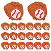 20Pcs Polyester Iron on/Sew On Patches PATC-ME0001-04-1