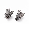 Tibetan Style Alloy Beads PALLOY-F257-04B-2