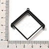 Alloy Open Back Bezel Pendants PALLOY-I223-08EB-3