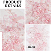 3D Flower Polyester Embroidery Sew on Appliques PATC-WH0008-48A-6