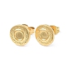 Ion Plating(IP) 304 Stainless Steel Stud Earring Finding X-EJEW-I285-28G-1