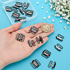 12Pcs Alloy Interlocking Clasps FIND-PH0038-27EB-3