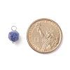 Faceted Natural Sodalite Pendants PALLOY-JF01694-02-2