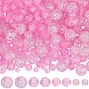 450Pcs 4 Styles Spray Painted Crackle Glass Beads CCG-PA0001-09E-1