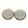 Brass Locket Pendants KK-F717-21AB-NR-4