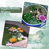 Artificial EVA Foam Lotus Leaf & Flower AJEW-SP0003-26B-7