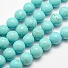 Natural Howlite Beads Strands X-G-E384-01-8mm-2