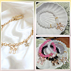 80Pcs Rack Plating Alloy Enamel Pendants ENAM-SC0006-72B-6