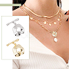 12 Sets 2 Colors Brass Toggle Clasps KK-AR0003-11-5