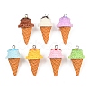 Opaque Resin Pendants RE-CBAF00C-04P-1