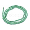 Natural Dyed & Heated Green Onyx Agate Beads Strands X-G-G792-41-2