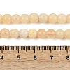 Natural Yellow Calcite Beads Strands G-C251-A01-6mm-5