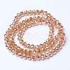 Electroplate Glass Beads Strands EGLA-A034-J6mm-C03-2