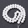 Natural Mashan Jade Round Beads Strands G-D263-8mm-XS01-3