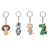 PVC Plastic Pendant Keychain KEYC-YW0001-14-1