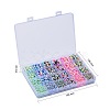 Rainbow Acrylic Imitation Pearl Beads OACR-YW0001-05-5