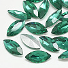 Pointed Back Glass Rhinestone Cabochons RGLA-T083-5x10mm-15-1
