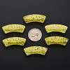 Transparent Crackle Acrylic Beads CACR-S009-001B-N85-4