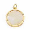 Brass Micro Pave Cubic Zirconia Pendants KK-N227-71-NF-3