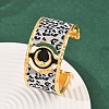 304 Stainless Steel Cuff Bangles for Women BJEW-K285-01A-G-3