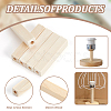 50Pcs Unfinished Wood European Beads WOOD-NB0002-47-4
