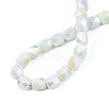 Electroplate Glass Beads Strands EGLA-N002-13-A13-4