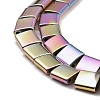 Electroplated Non-magnetic Synthetic Hematite Beads Strands G-G089-B02-13-3