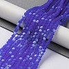 Transparent Glass Beads Strands X1-EGLA-A034-T4mm-MB31-2