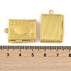 Brass Locket Pendants for Teachers' Day X-KK-M041-07G-3