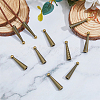 10Pcs Alloy Cord Ends FIND-FH0009-40AB-5