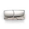 Tarnish Resistant 316 Surgical Stainless Steel Magnetic Clasps with Glue-in Ends STAS-F269-01P-2