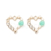 Alloy Crystal Rhinestone Connector Charms LS-PALLOY-E014-04LG-02-2
