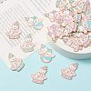 20Pcs 4 Styles Alloy Enamel Pendants ENAM-CJ0004-98-6