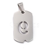 Non-Tarnish 304 Stainless Steel Pendants STAS-O127-B09-2