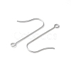 316 Surgical Stainless Steel Earring Hooks STAS-Z124-02B-P-2