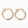 304 Stainless Steel Hoop Earrings EJEW-H344-02-2