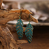 Bohemian Alloy Dangle Earrings WGA91CB-01-3