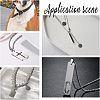 304 Stainless Steel Pendants STAS-UN0005-93-8