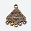 Alloy Connector Rhinestone Settings X-EA10685Y-AB-2