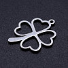 Tarnish Resistant 304 Stainless Steel Hollow Pendants STAS-Q201-JN296-1-2
