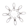 Iron Swivel Snap Hooks Clasps X-E341-6-5