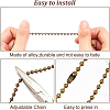 BENECREAT 6Pcs 3 Styels Tibetan Style Alloy Ceiling Fan Pull Chain Extenders AJEW-BC0003-46-4