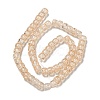 Transparent Spray Painting Crackle Glass Beads Strands GLAA-NH0001-05H-2
