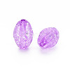 Transparent Crackle Acrylic Beads CACR-S010-03-3