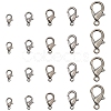 100Pcs 5 Styles Zinc Alloy Lobster Claw Clasps FIND-YW0006-18B-1