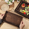 3Pcs 3 Styles Wood Tea Tray AJEW-PH0009-97-3
