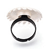 Adjustable Alloy & Iron Bezel Cup Ring Base with Rotatable Tray MAK-T012-11S-3