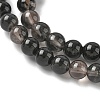 Natural Ice Obsidian Beads Strands X-G-P590-A03-6mm-02-4