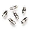 Non-Tarnish 304 Stainless Steel Ball Chain Connectors STAS-k121-01C-P-1