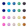 Craftdady 100Pcs 10 Colors Transparent Glass European Beads GLAA-CD0001-12-11